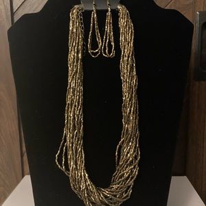 The Speed of STARLIGHT Brass Necklace